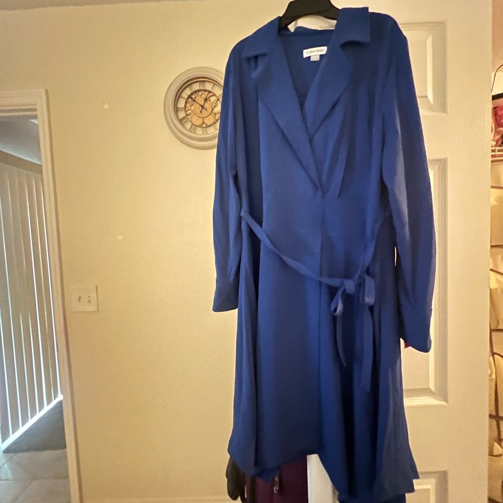 Calvin Klein Royal Blue Midi Dress